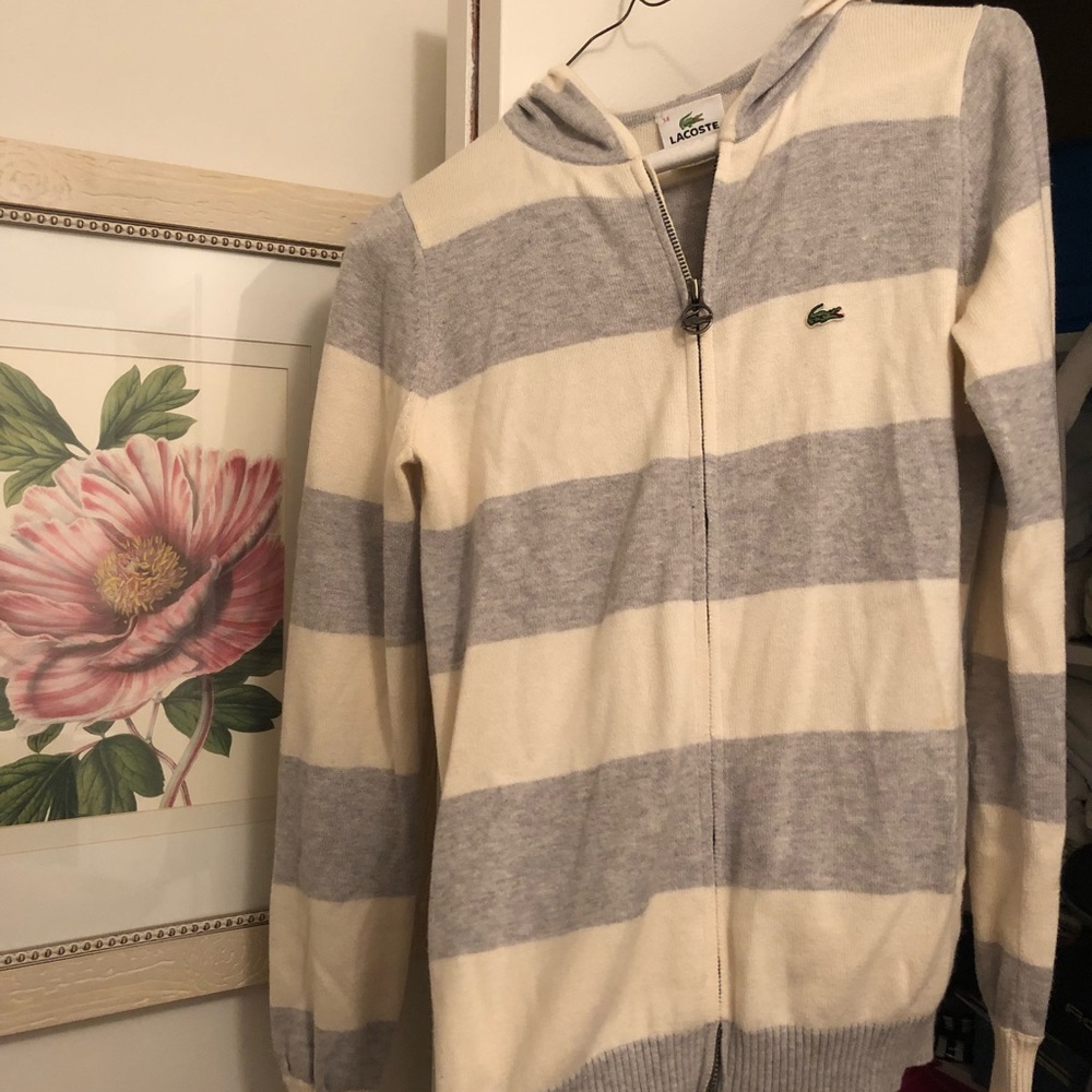 Lacoste zipper hoodie
